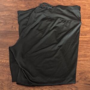 R2 Black Pencil Wrap Midi Leggings